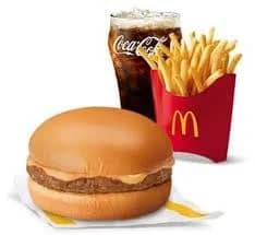 McDonald's Burger w/ Fries Medium Meal